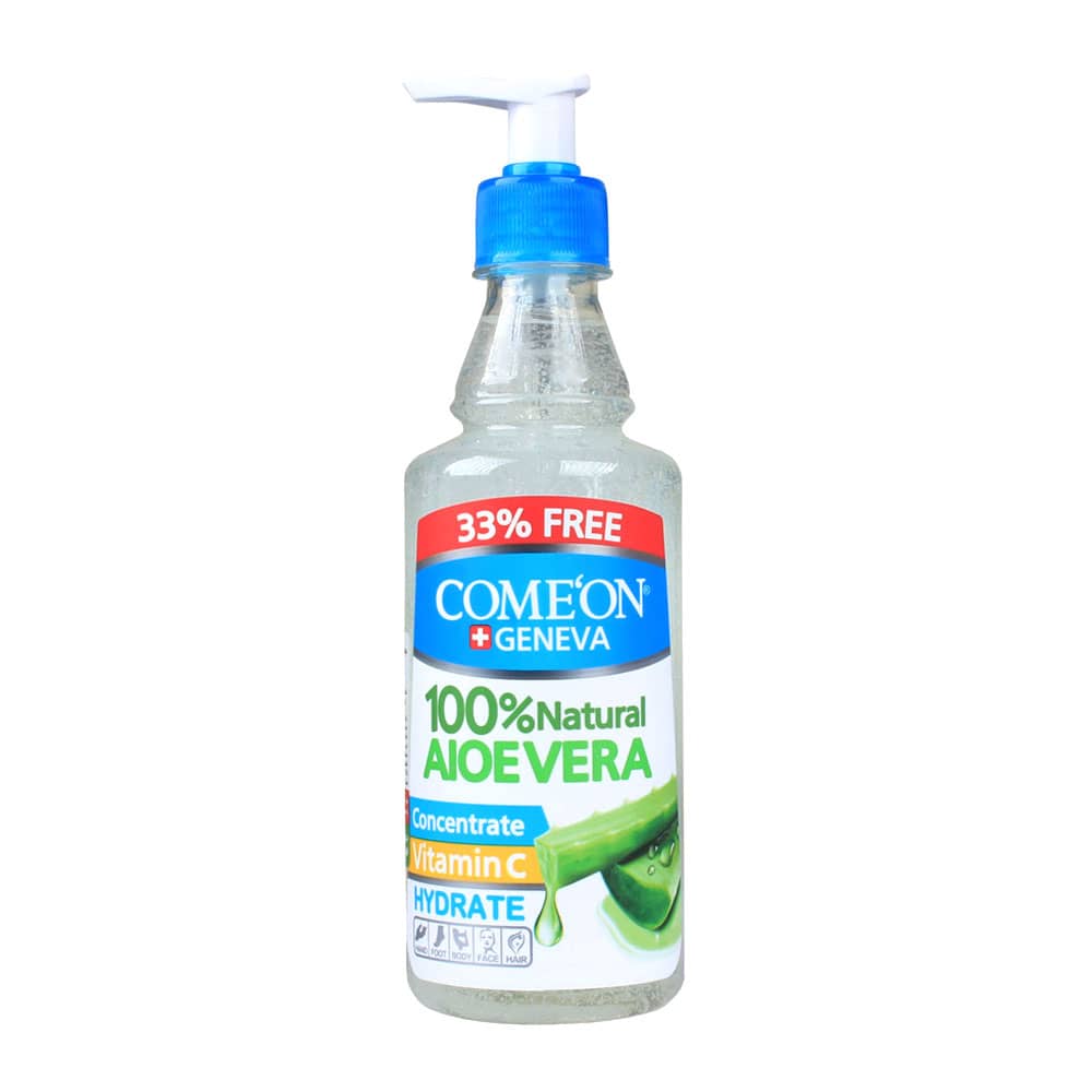  کنستانتره آلوئه ورا 100 درصد طبیعی کامان 100% Natural Aloevera Comeonژل آلوئه ورا 100% طبیعی کامان