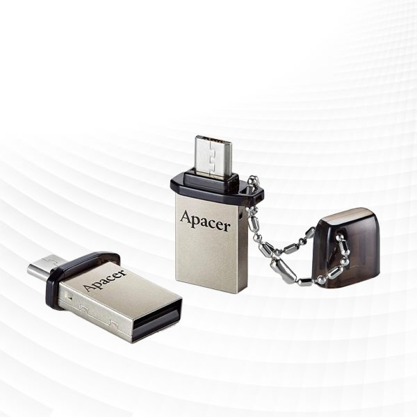  فلش مموری OTG اپیسر مدل AH175 با ظرفیت 16 گیگابایت USB2Apacer Mobile Flash Drive OTG AH175 - 16GB - USB2