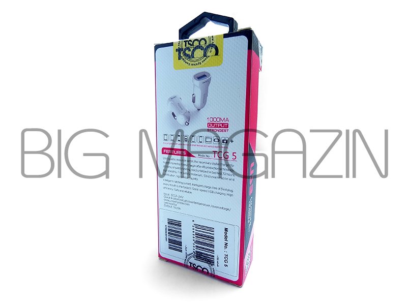  USB CAR CHARGER TCS5